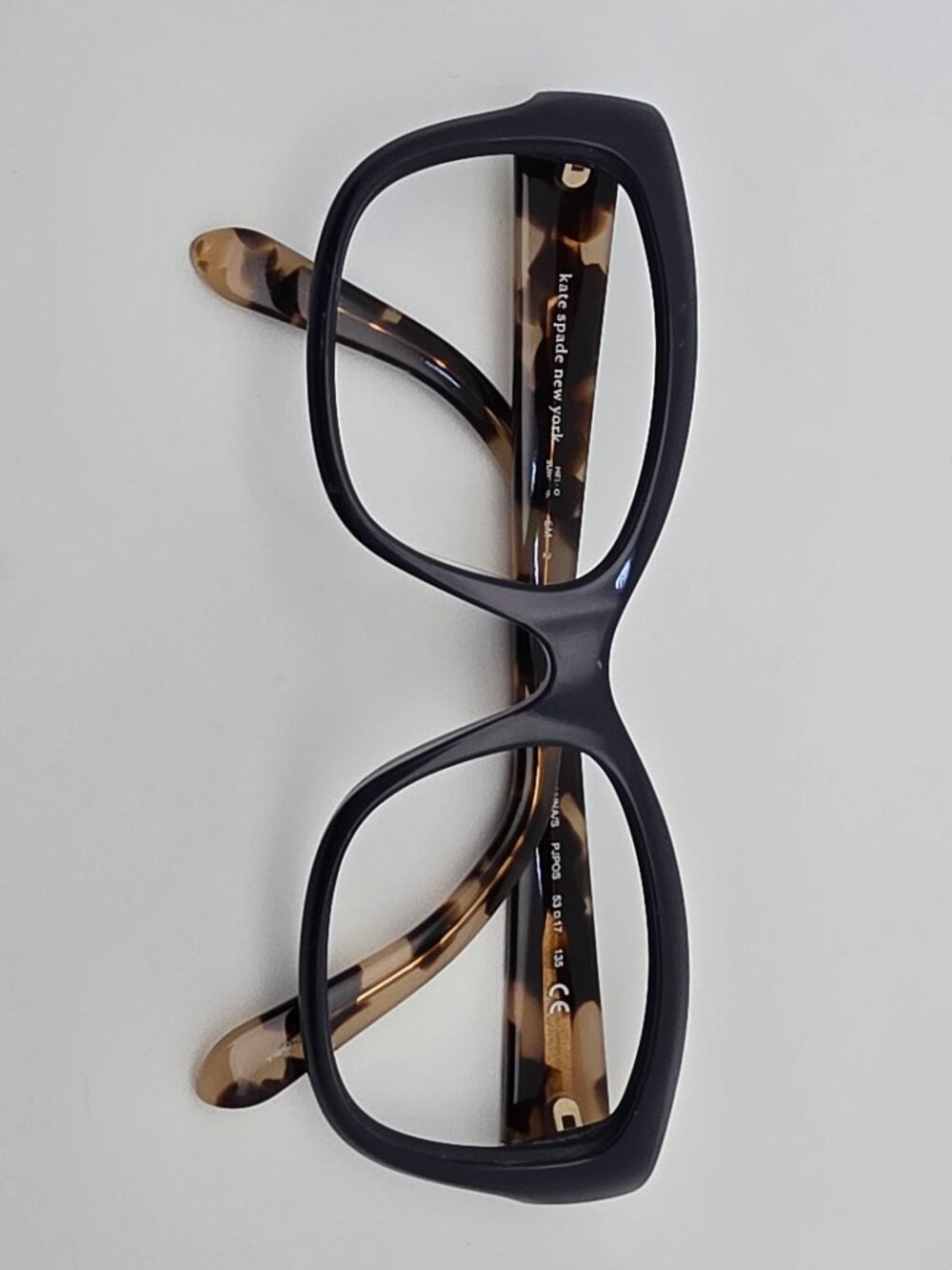 Kate Spade New York Johanna Navy Blue Tortoise Cat Eye Sunglasses Frame 53mm - Picture 11 of 13